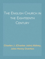 The English Church in the Eighteenth Century