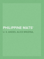 Philippine Mats
Philippine Craftsman Reprint Series No. 1