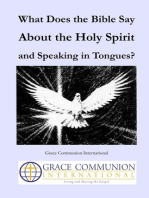 What Does the Bible Say About the Holy Spirit and Speaking in Tongues?