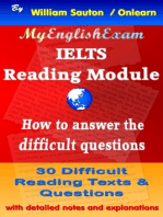 IELTS Reading Module: How to Answer the Difficult Questions