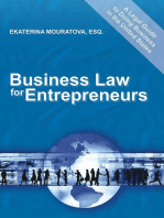 Business Law for Entrepreneurs. A Legal Guide to Doing Business in the United States.