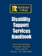 Disability Support Services Handbook