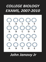 College Biology Exams, 2007-2010