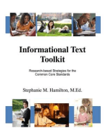 Informational Text Toolkit: Research-based Strategies for the  Common Core Standards