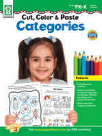 Cut, Color & Paste Categories, Grades PK - K