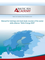 Manual for trainings and dual study courses of the sector skills alliance “Skills Energy BSR”