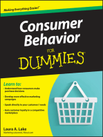 Consumer Behavior For Dummies