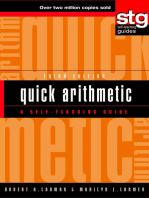 Quick Arithmetic: A Self-Teaching Guide