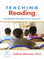 Teaching Reading: Foundational Principles for the Classroom