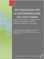 Metodologia per la determinazione dei costi orari