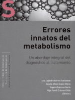 Errores innatos en el metabolismo: Un abordaje integral del diagnóstico al tratamiento