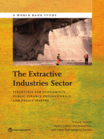 The Extractive Industries Sector: Essentials for Economists, Public Finance Professionals, and Policy Makers