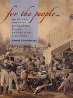 For the People: American Populist Movements from the Revolution to the 1850s