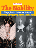 The Nobility - Kings, Lords, Ladies and Nights Ancient History of Europe | Children's Medieval Books