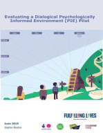 Evaluation of a Dialogical Psychologically Informed Environment (PIE) Pilot: Addressing homelessness, re-offending, substance abuse, and mental illness