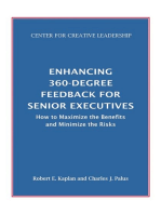 Enhancing 360-Degree Feedback for Senior Executives: How to Maximize the Benefits and Minimize the Risks