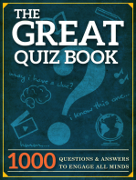 The Great Quiz Book: 1000 Questions and Answers to Engage All Minds