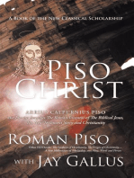 Piso Christ: A Book of the New Classical Scholarship