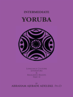 Intermediate Yoruba: Language, Culture, Literature, and Religious Beliefs, Part Ii