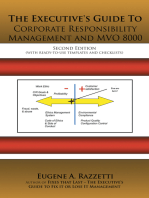 The Executive's Guide to Corporate Responsibility Management and Mvo 8000