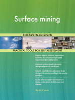 Surface mining Standard Requirements