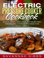 Electric Pressure Cooker Cookbook: Quick, Easy, and Healthy Electric Pressure Cooker Recipes for Your Family