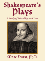 Shakespeare's Plays: A Study of Friendship and Love