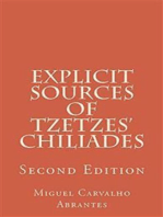 Explicit Sources of Tzetzes' Chiliades: Second Edition