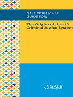 Gale Researcher Guide for: The Origins of the US Criminal Justice System