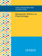 Gale Researcher Guide for: Research Ethics in Psychology