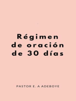 Regimen De Oracion De 30 Dias