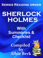 Sherlock Holmes: Series Reading Order - with Checklist & Summaries