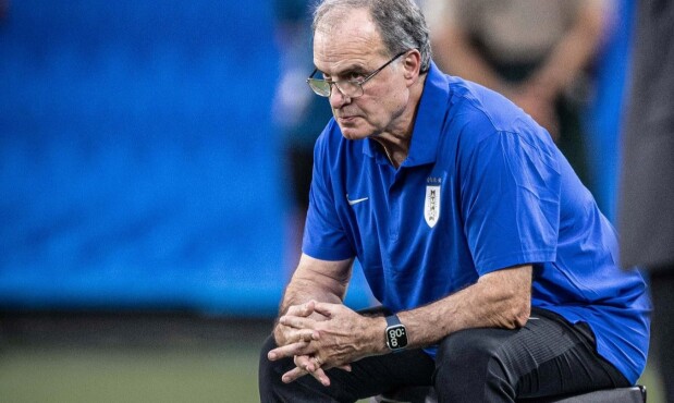 Marcelo Bielsa frente a Colombia- Copa América 2024. 