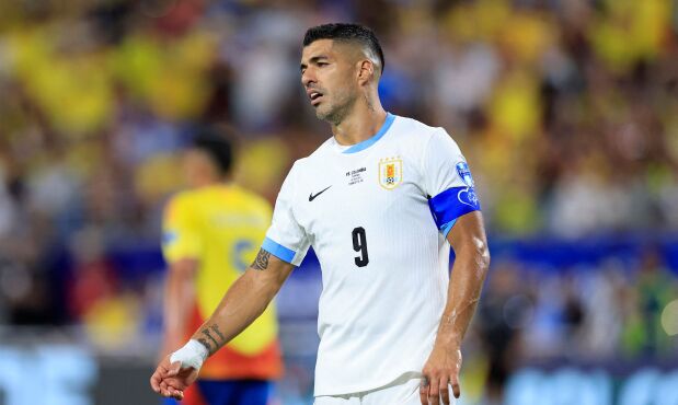 Luis Suárez con la selección de Uruguay en la Copa América 2024