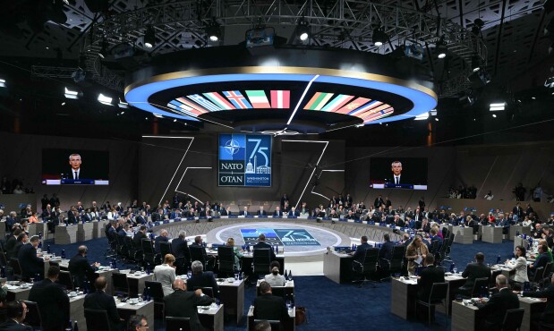 Cumbre. La OTAN cerrará hoy sus reuniones en Washington.