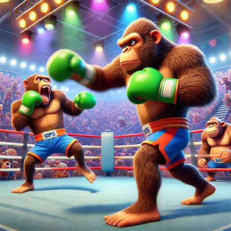 Monkey Fight 3D