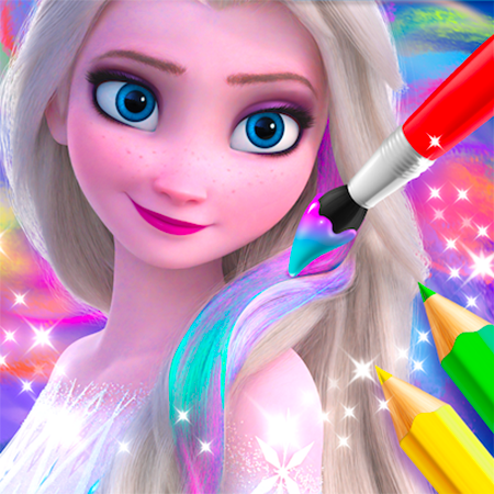 Coloring Book For Elsa