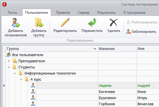 Пользователи INDIGO в системе онлайн тестирования студентов и сотрудников