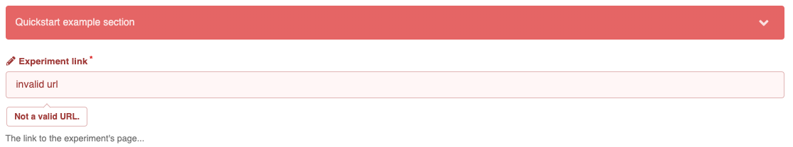 Custom validation function