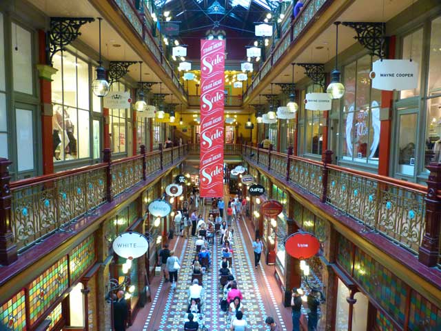 The Strand Arcade in Sydney CBD, Australia, opened 1892