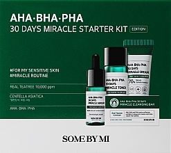 Zestaw startowy do pielęgnacji cery problematycznej Some By Mi AHA BHA PHA 30 Days Miracle (soap 30 g + ton/mini 30 ml + ser/mini 10 ml + f/cr/mini 20 g)