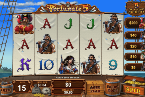 fortunate five playtech slot machine 