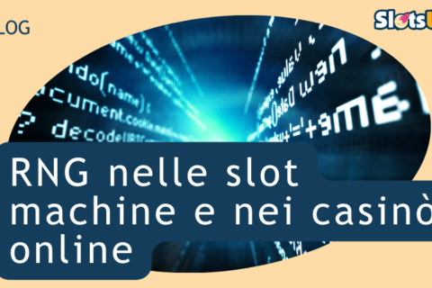 rng nelle slot machine e nei casino online 