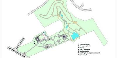 Mappa di parco Burle Marx