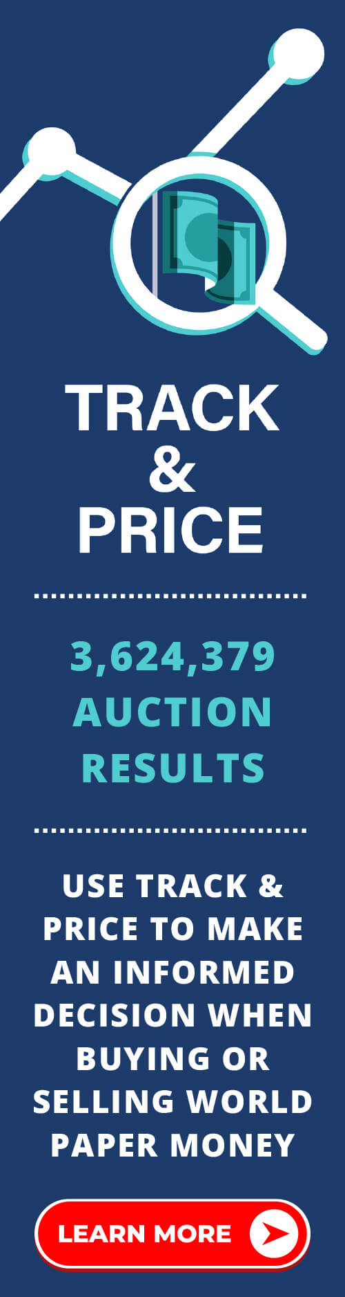 Use Track & Price to make an informed decision when buying or selling world paper money