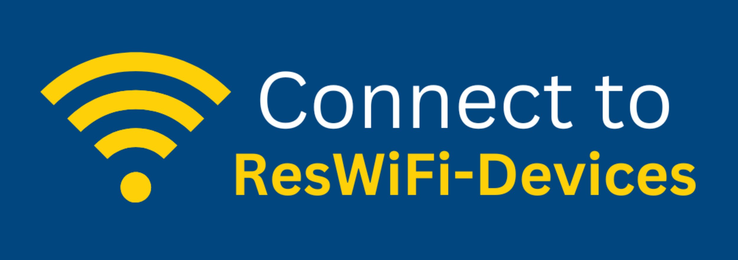 Connect to ResWiFi-Devices