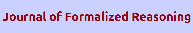 Journal of Formalized Reasoning