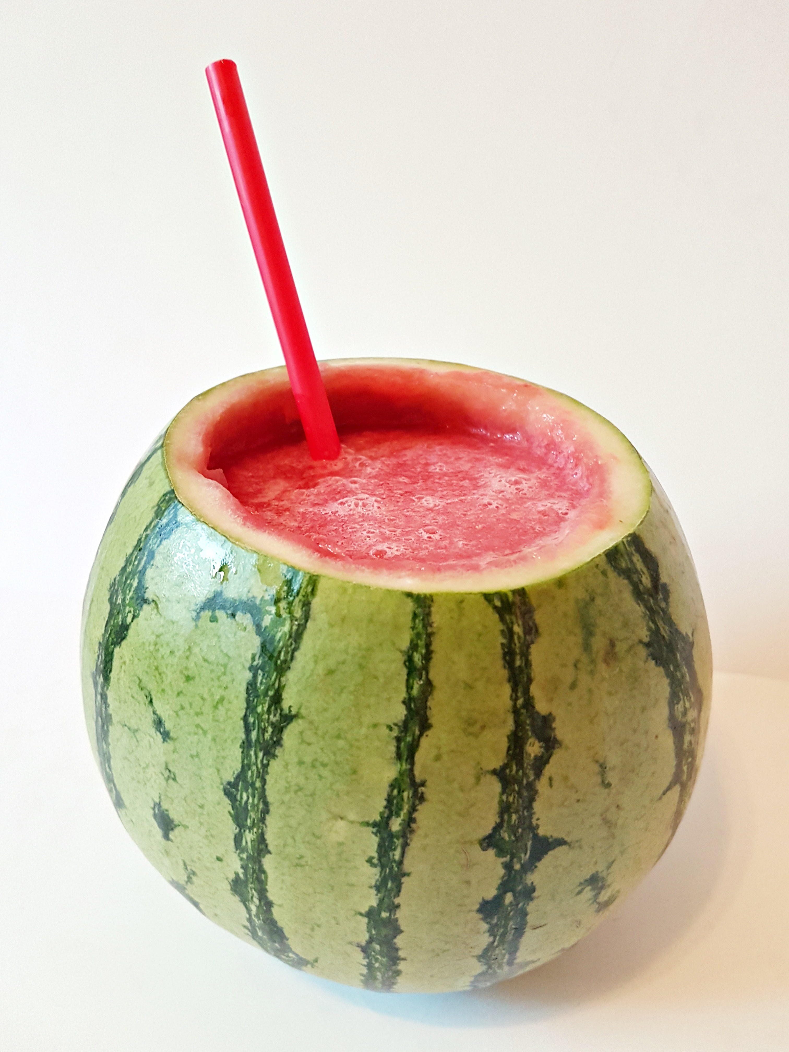 Watermelon Champagne Slushies - Mouth Half Full