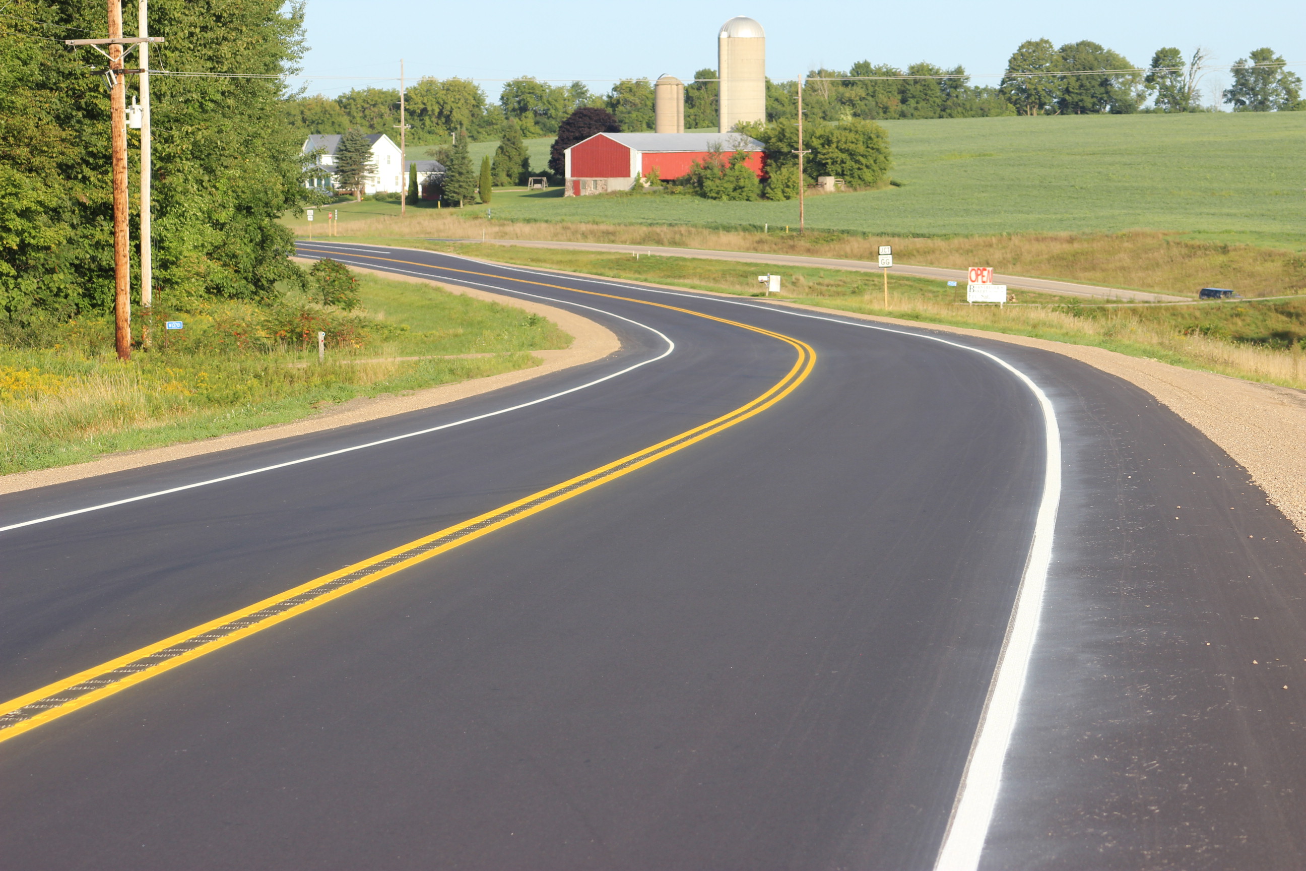 Asphalt road photo