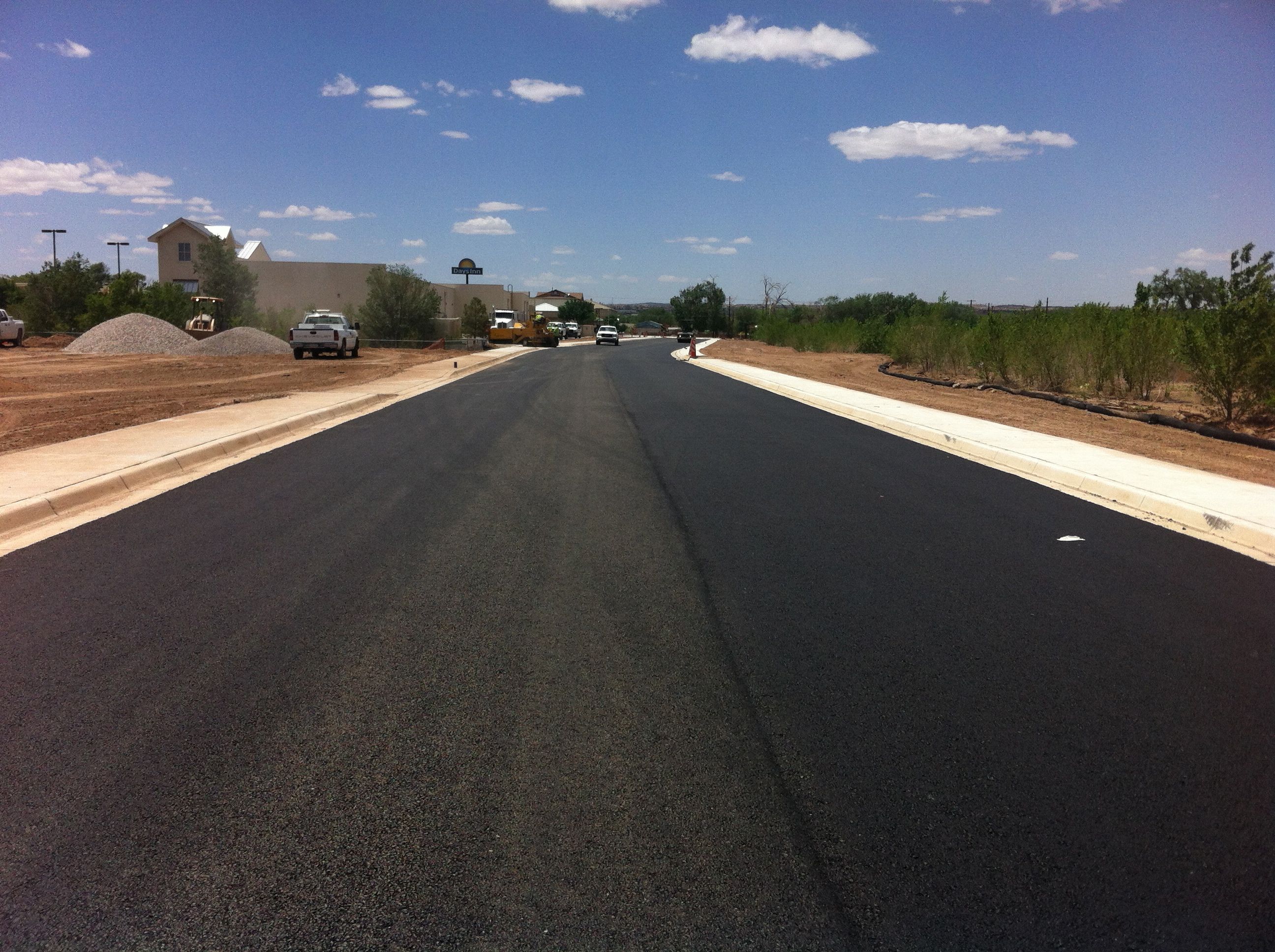 Asphalt road photo